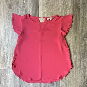LOFT Butterfly Sleeve Blouse
